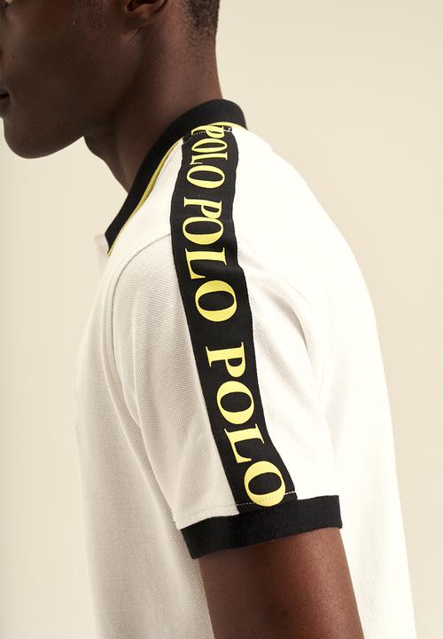 POLO - Taped Big Pony SS Golfer - White & Black