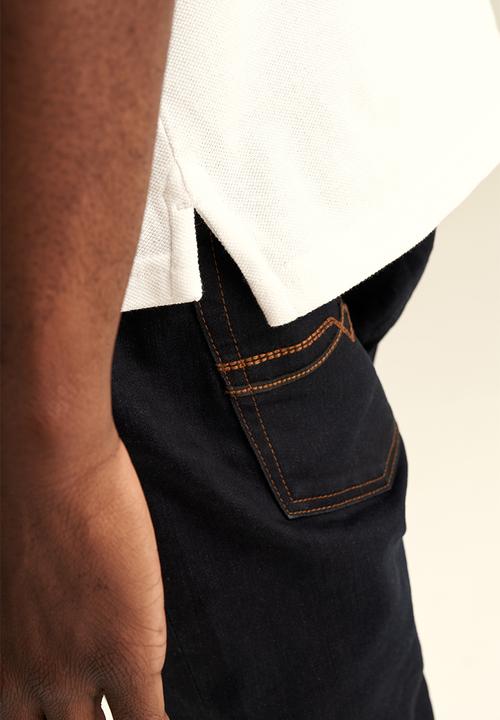POLO - Taped Big Pony SS Golfer - White & Black