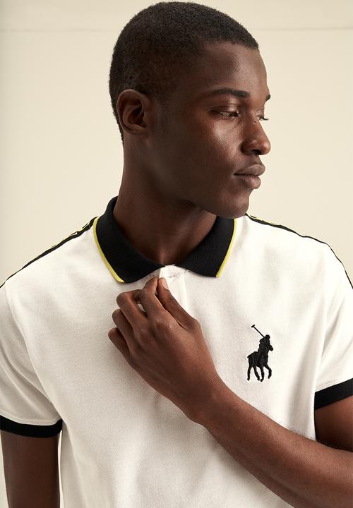 POLO - Taped Big Pony SS Golfer - White & Black