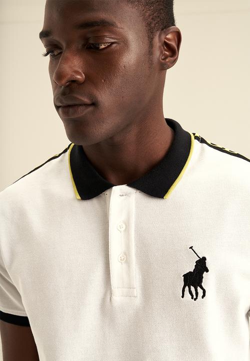 POLO - Taped Big Pony SS Golfer - White & Black