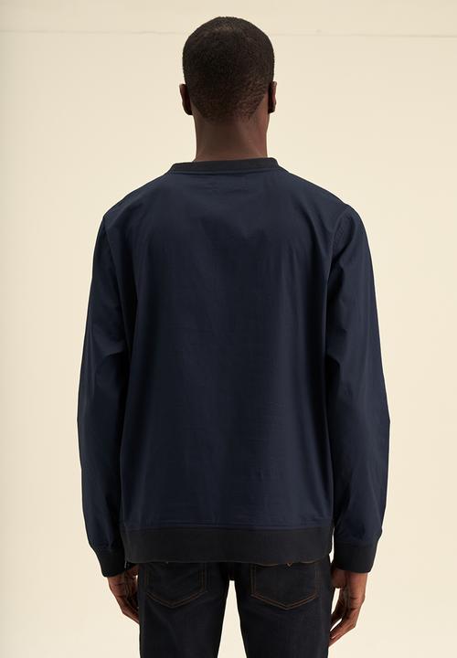 POLO - PJC Woven Sweatshirt - Navy Blue