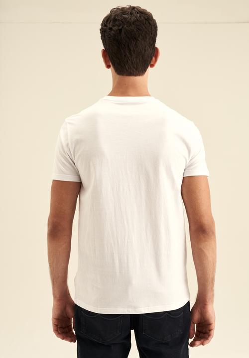 POLO - PS Foil Front SS Tee - White