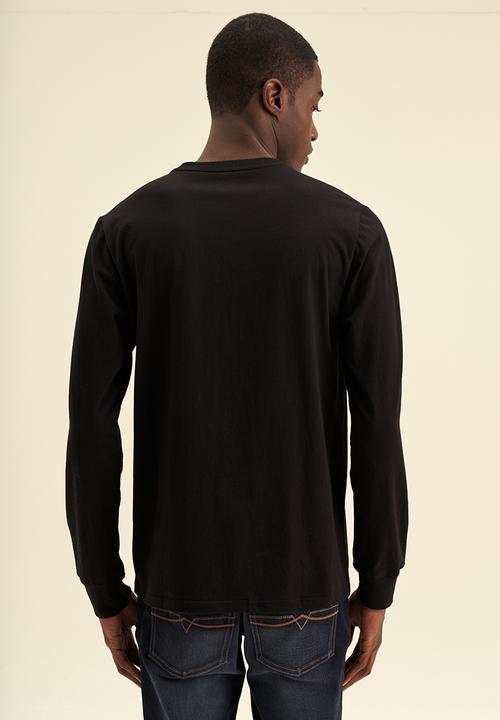 POLO - PS Embossed LS Tee - Black