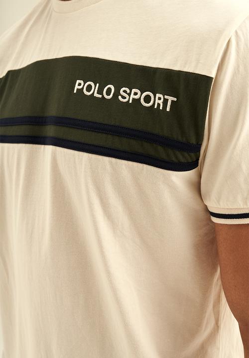 POLO - PS Chest Block SS Tee - Ecru