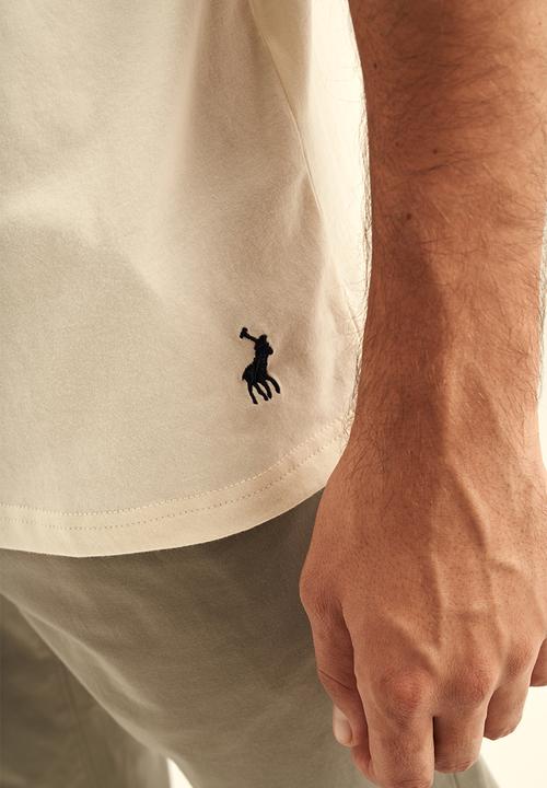 POLO - PS Chest Block SS Tee - Ecru