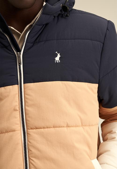 POLO - Mens colourblock puffer jacket - multi