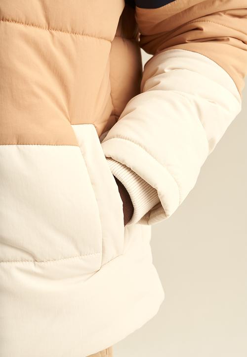 POLO - Mens colourblock puffer jacket - multi