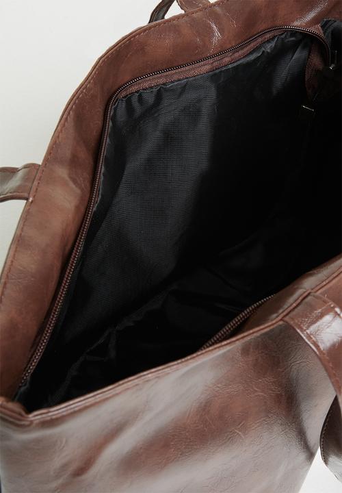 edit - Tote bag - brown