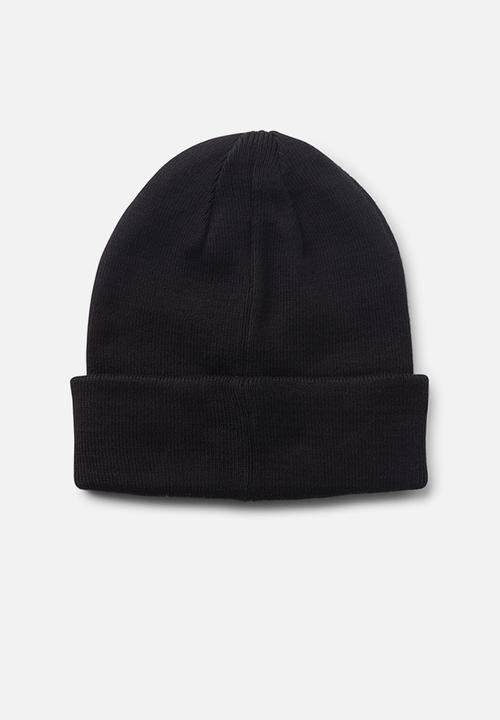 G-STAR - Effo long label aw beanie - dark black