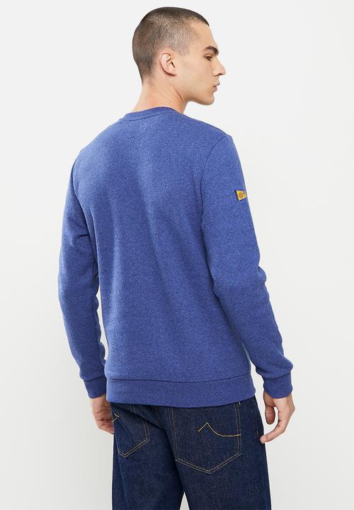 Superdry. - Vl source crew - bright blue marl