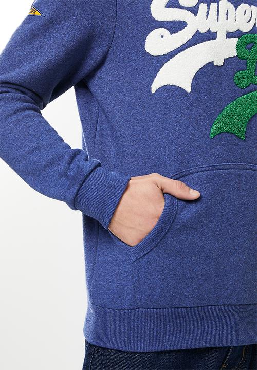Superdry. - Vl source crew - bright blue marl