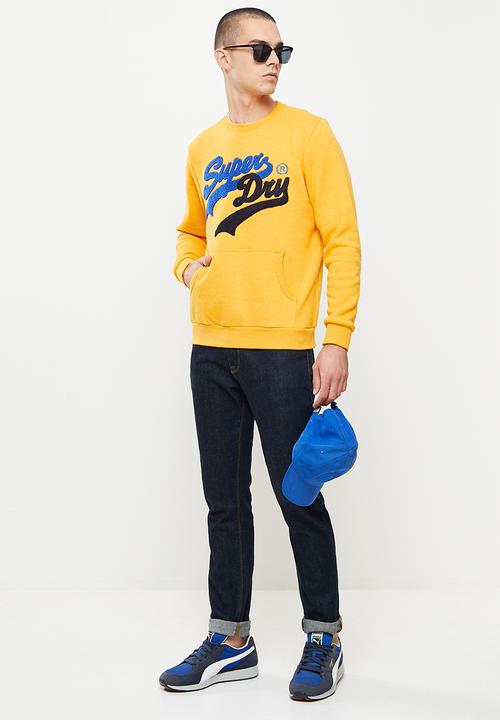 Superdry. - Vl source crew - tumeric marl