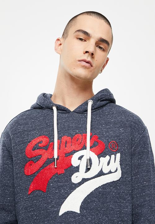 Superdry. - Vl source hood - navy marl