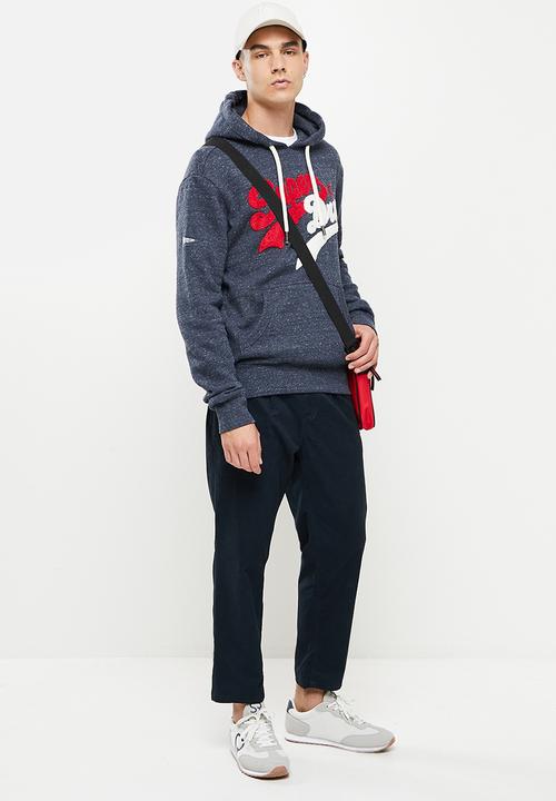 Superdry. - Vl source hood - navy marl