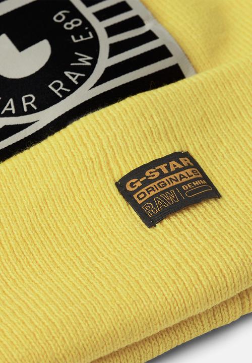G-STAR - Effo long label aw beanie - vibe yellow