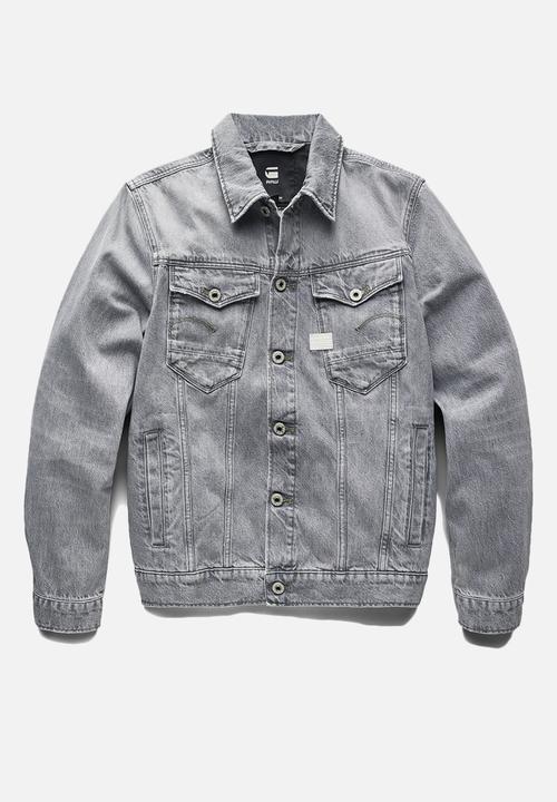G-STAR - Arc 3d jacket - faded grey limestone