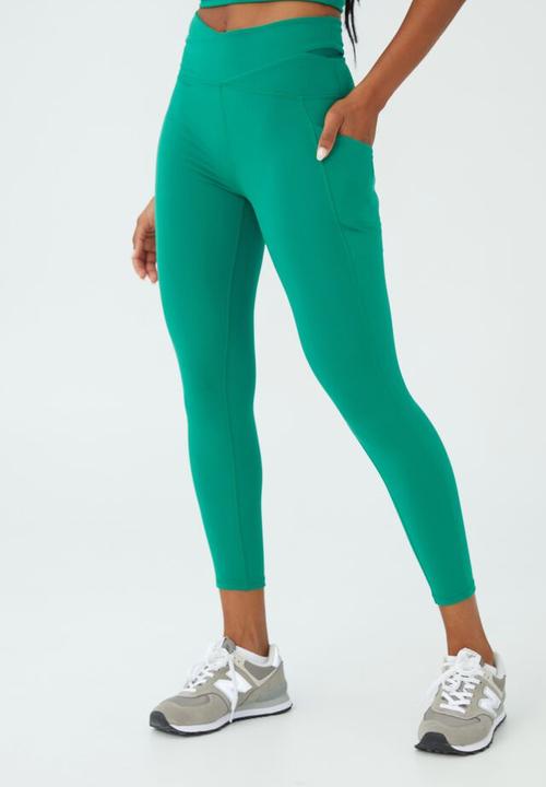 Cotton On - Ultra soft cross over 7/8 tight - retro green