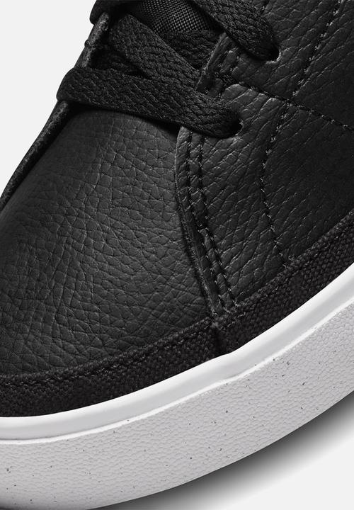 Nike - Court legacy next nature - black/white/volt/team orange