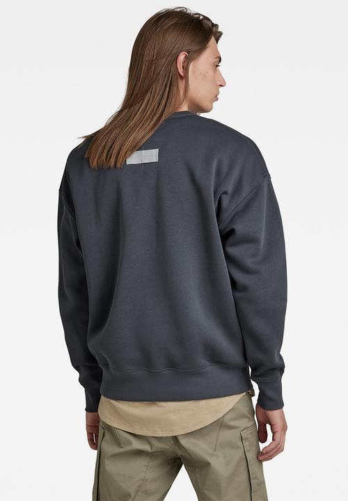 G-STAR - Unisex core oversized r sw - fantem blue