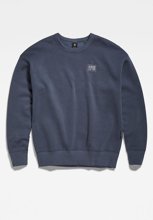 G-STAR - Unisex core oversized r sw - fantem blue