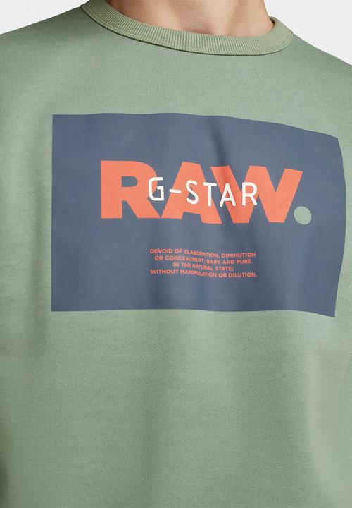 G-STAR - Originals logo sw - iceberg green