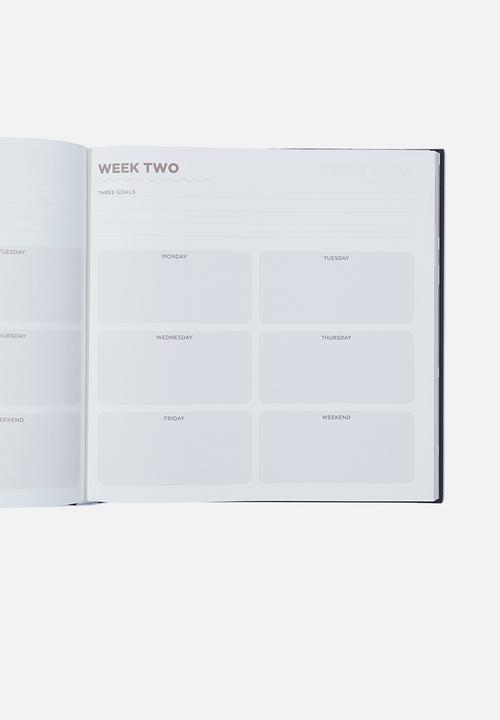 Typo - Premium activity journal - black self care instructions