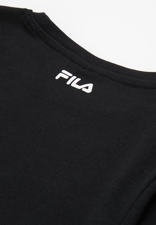 FILA - Mono deckle long sleeve T-shirt - black