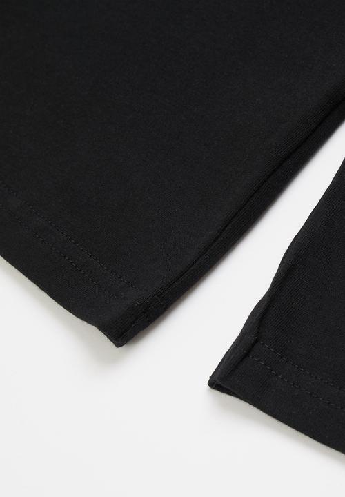 FILA - Mono deckle long sleeve T-shirt - black