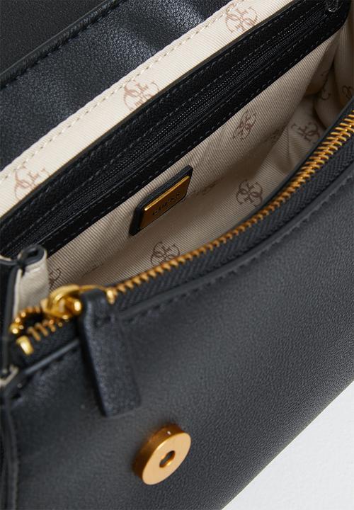 GUESS - Enisa top handle flap - black