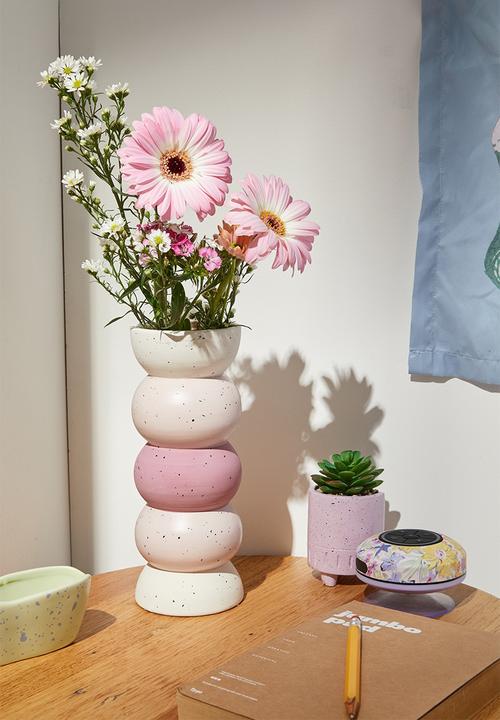 Typo - Shape shifter vase - bubble multi