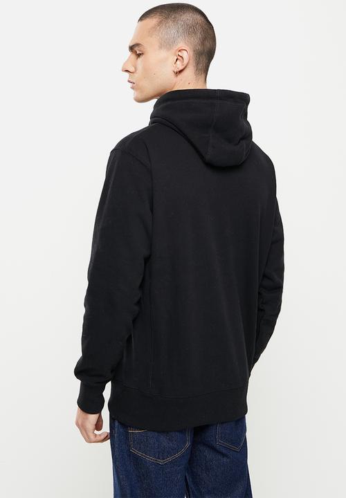 Superdry. - Superdry code logo che hood - black