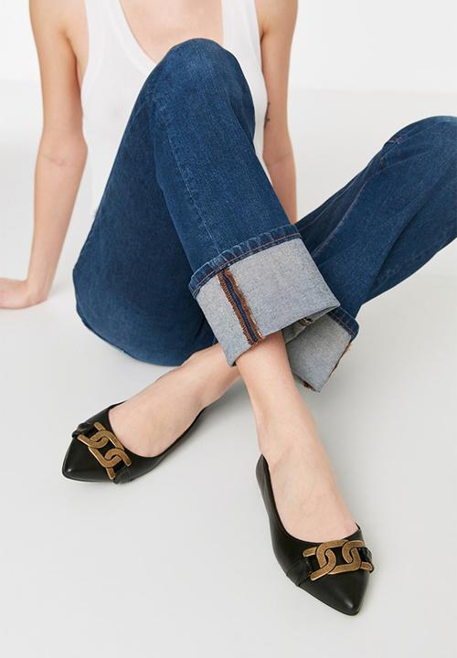 Trendyol - Chain trim loafer - black