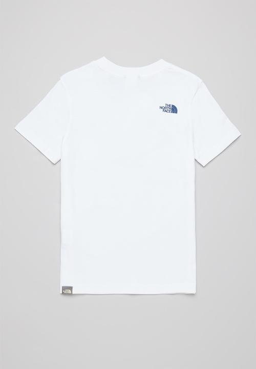 The North Face - Short sleeve easy tee - white & blue