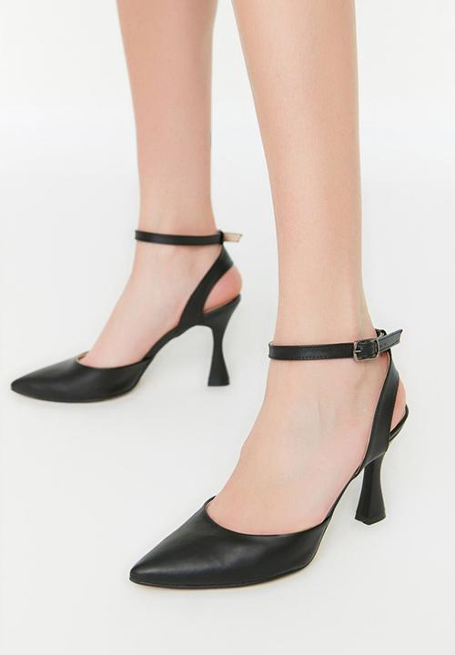 Trendyol - Ankle tie stiletto heel - black