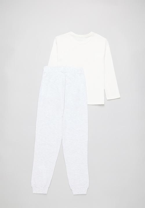 Rebel Republic - Pj set - milk & grey