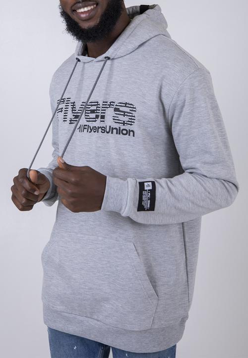 Flyersunion - Flyers fleece hoodie - grey melange