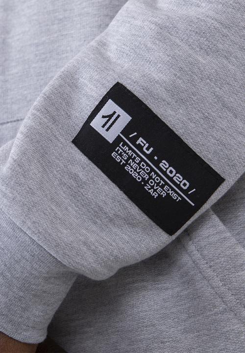 Flyersunion - Flyers fleece hoodie - grey melange