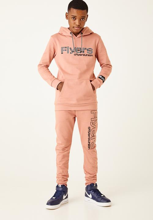 Flyersunion - Fleece hoody - pink
