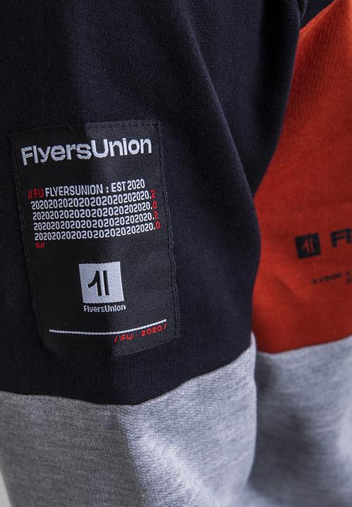 Flyersunion - Flyers contrast hoodie - multi