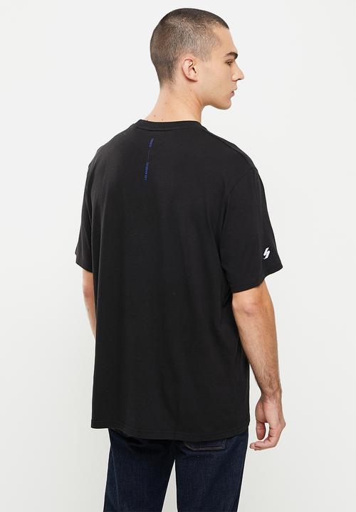 Superdry. - Corporate logo tee - black