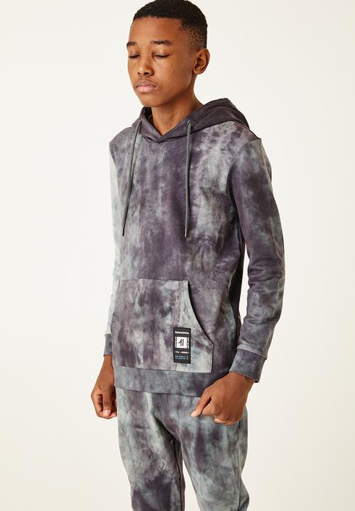 Flyersunion - Spectra-dye fleece hoodie - black