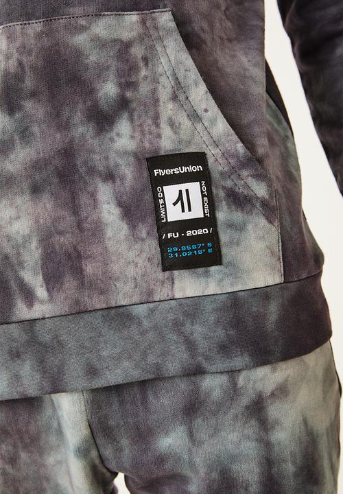 Flyersunion - Spectra-dye fleece hoodie - black