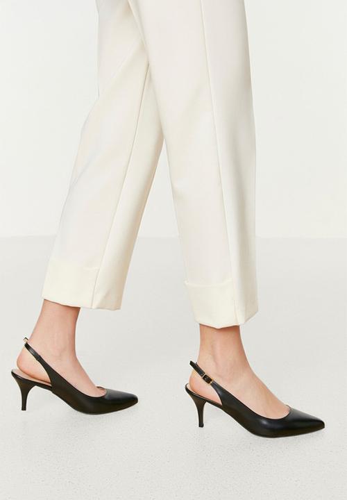 Trendyol - Classic slingback stiletto heel - black