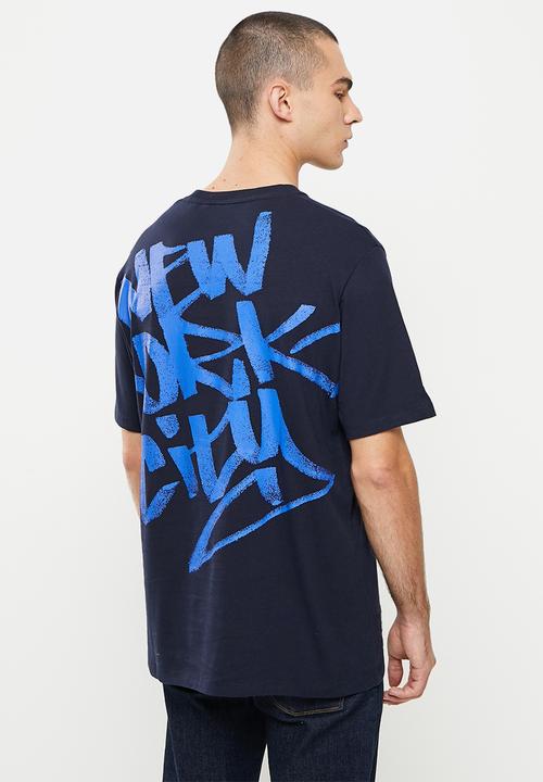 Superdry. - Strikeout tee - deep navy