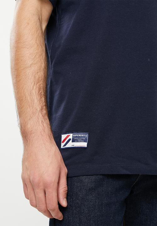 Superdry. - Strikeout tee - deep navy