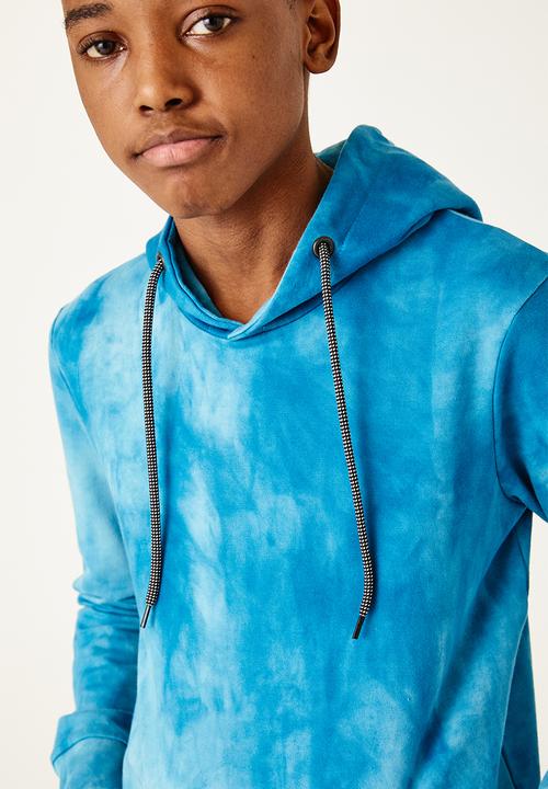 Flyersunion - Spectra-dye fleece hoodie - peacock