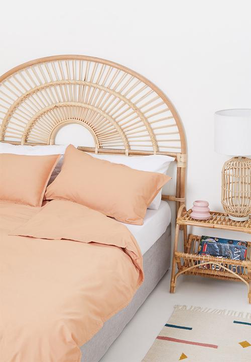 Sixth Floor - Poly cotton duvet set – terracotta pink