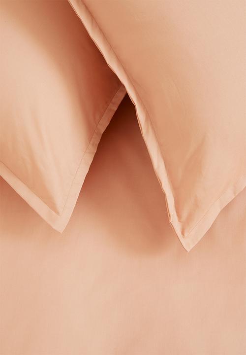 Sixth Floor - Poly cotton duvet set – terracotta pink