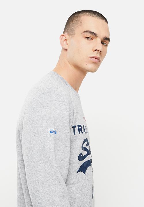 Superdry. - Vl ac crew - athletic grey