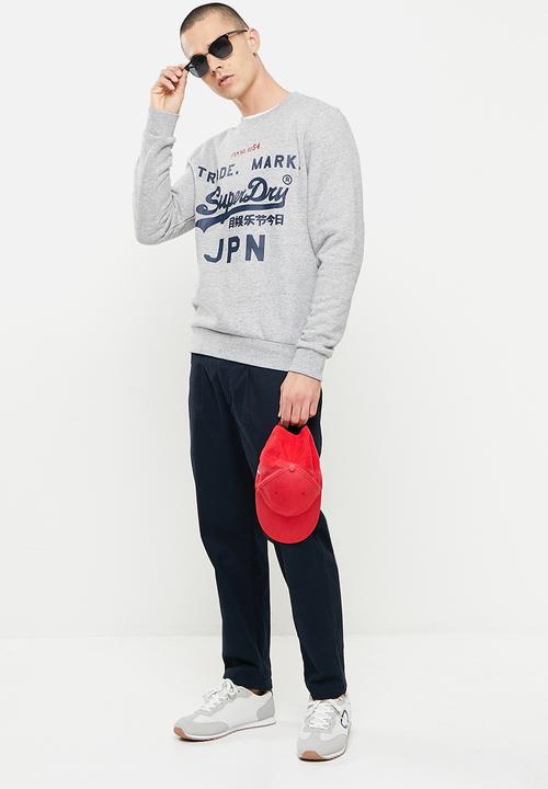 Superdry. - Vl ac crew - athletic grey